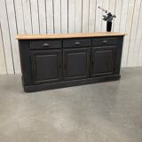 Old three-door sideboard