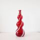 Carafe Empoli italienne en verre soufflé rouge