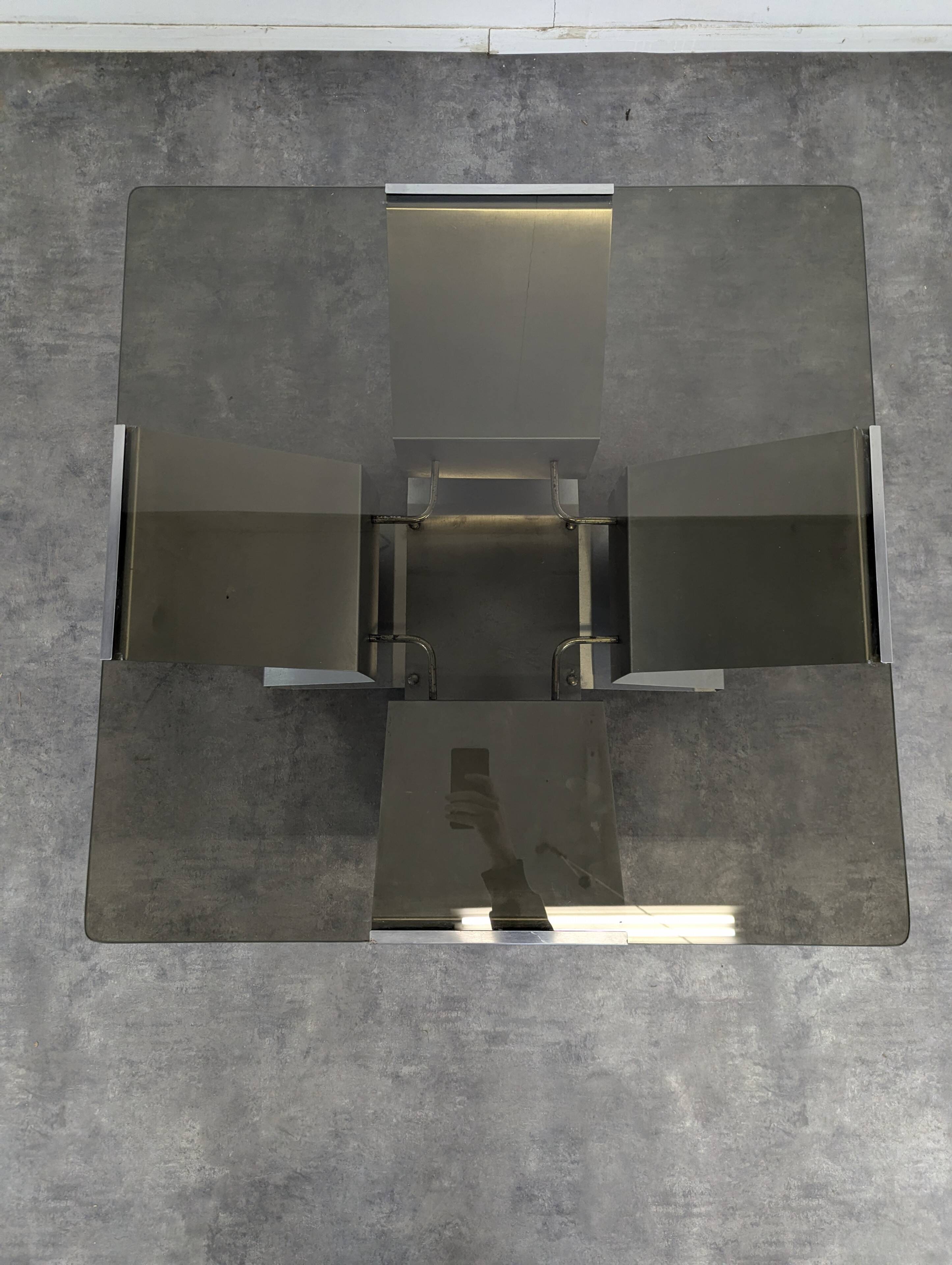 Square coffee table by François Monnet published by Kappa.