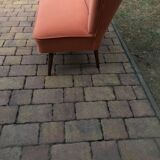 Mid-Century Orange Sofa 1950