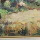 Painting by Aimé Debono, Landscape of Provence, Sainte Victoire mountain