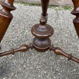 Selette wooden plant holder art deco barley rosary design