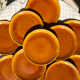 Set of 12 ancient stoneware plates Mourre-Milon, Dieulefit