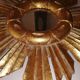 Mirror sun gilded wood 1930