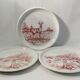 Lot de 3 assiettes plates dépareillées