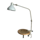 Vintage 1950s architect's reading lamp Jumo GS2 grey mouse - 70 cm