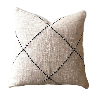 Berber cushion blessed Ouarain cotton