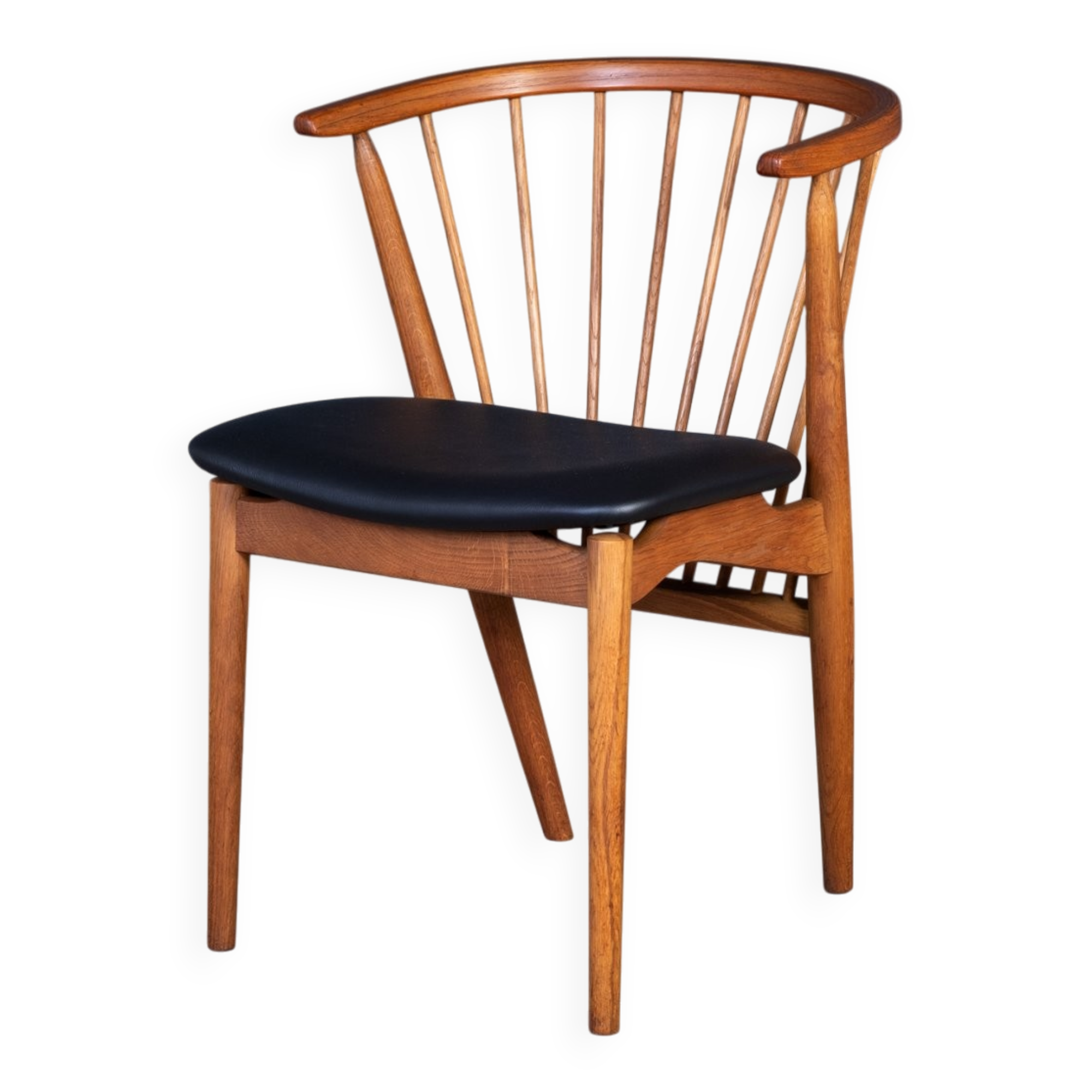 Teak and Oak Chair by Helge Sibast for Sibast Møbelfabrik, Denmark, 1960s