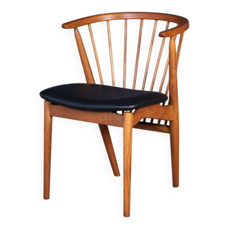 Teak and Oak Chair by Helge Sibast for Sibast Møbelfabrik, Denmark, 1960s