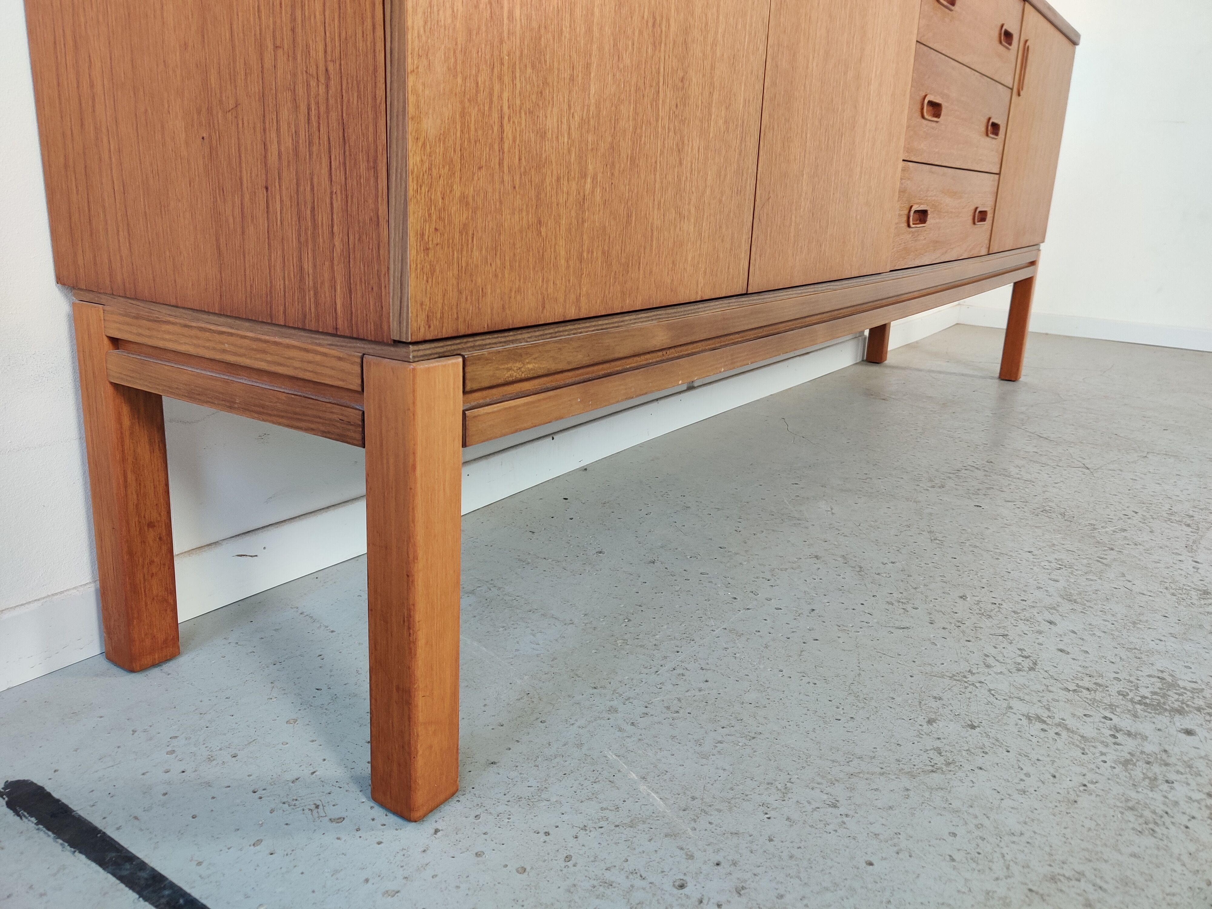 Scandinavian teak sideboard, 60s