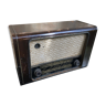 Radio tsf mélodie radio test bois avec boutons bakélite hifi vintage