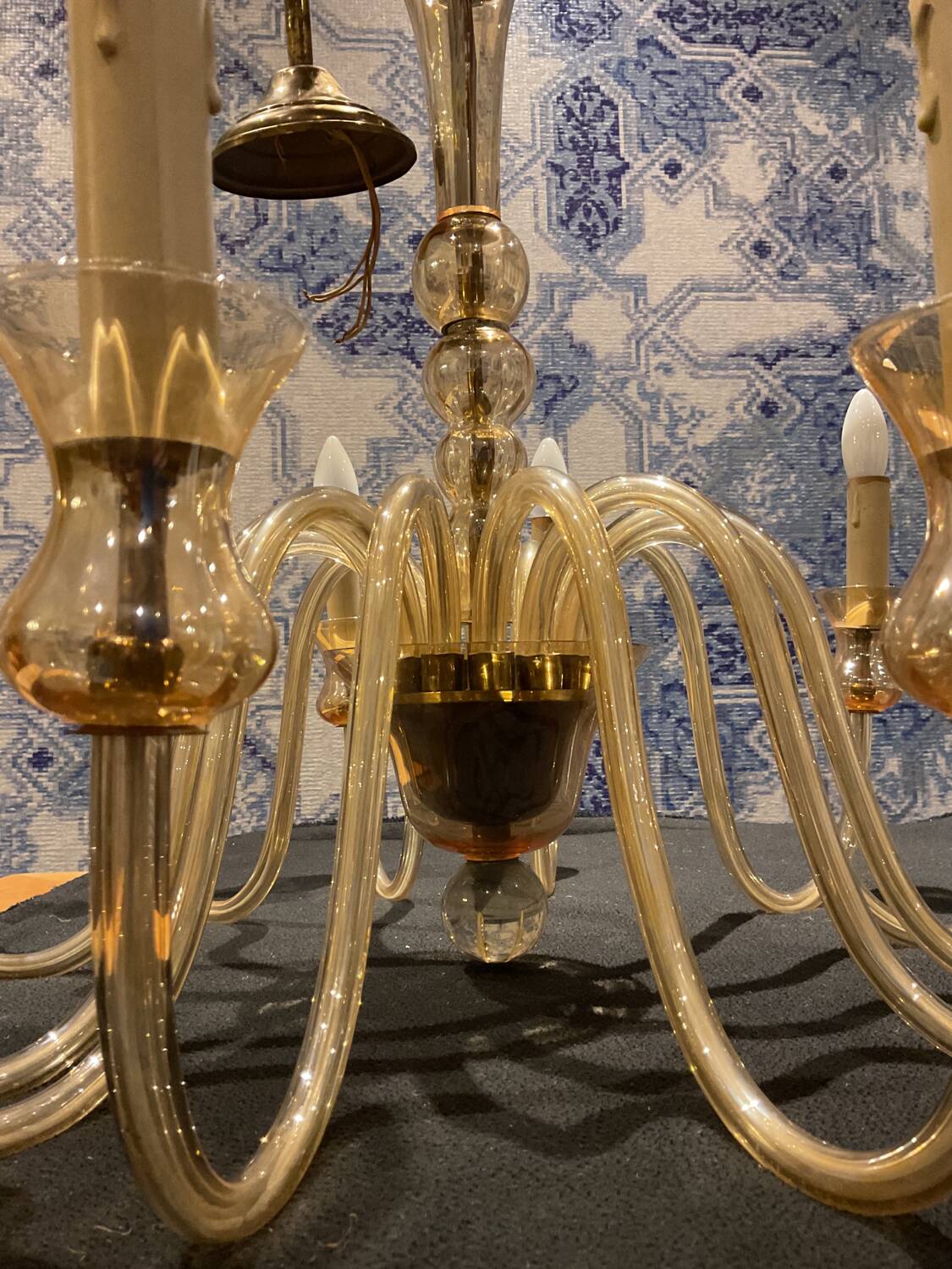 Murano glass chandelier by Majo