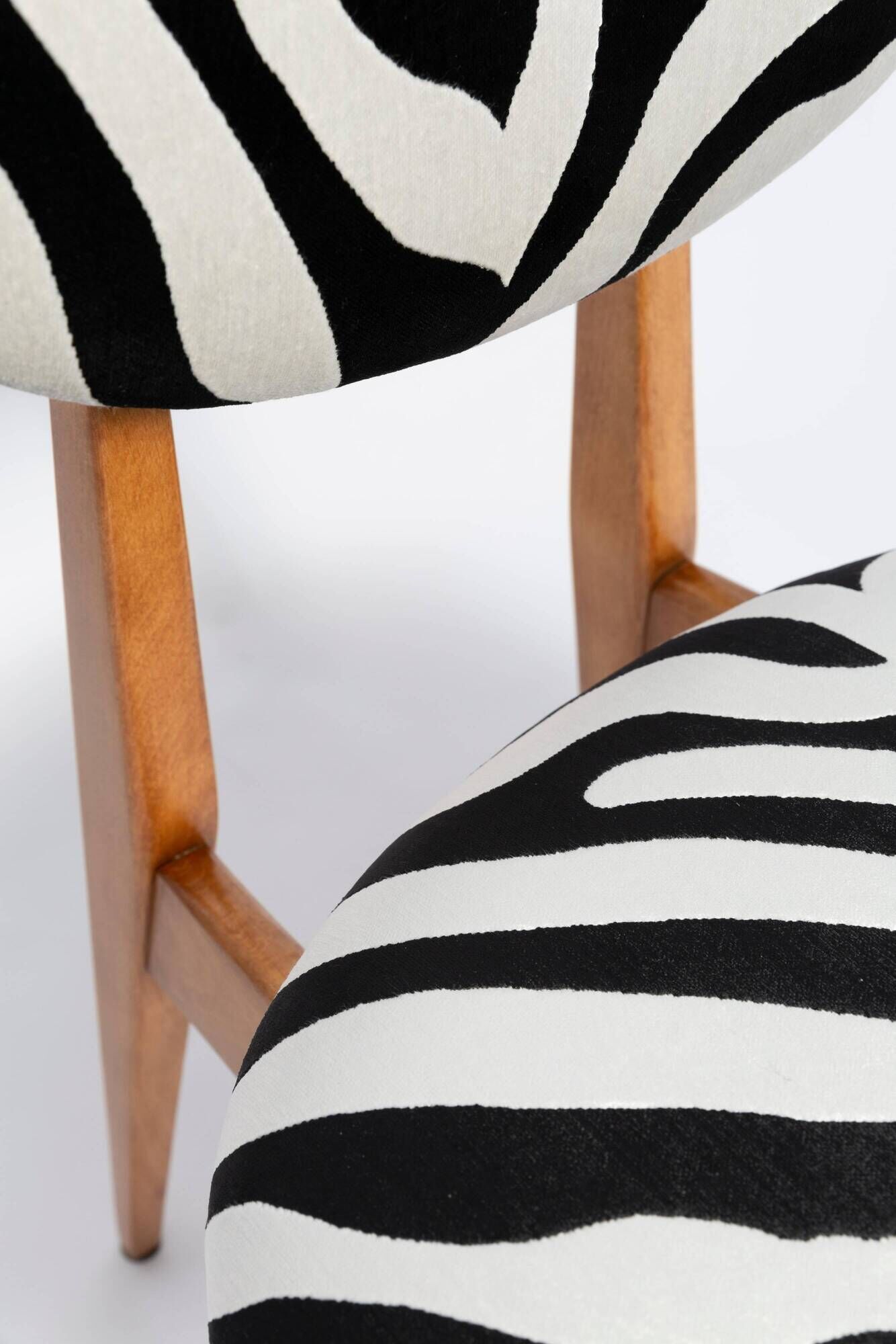 Mid-century zebra chair type 200/128 by Juliusz Kedziorek, Europe, 1960s