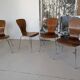 Paire de chaises de Tapio Wirkkala pour Asko, noyer