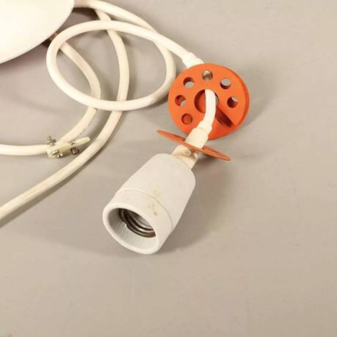 White PH5 Suspension – Poul Henningsen – Aluminium – Denmark, 1980s