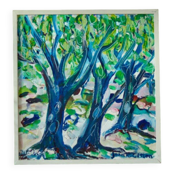 « La Forêt bleue » de John Rudolf Olsson