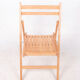 Chaise pliante rétro vintage de cuisine scandinave