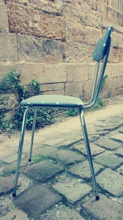 Set of four vintage chairs from the 1960s.