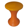 Vintage Stamp Orange Stool