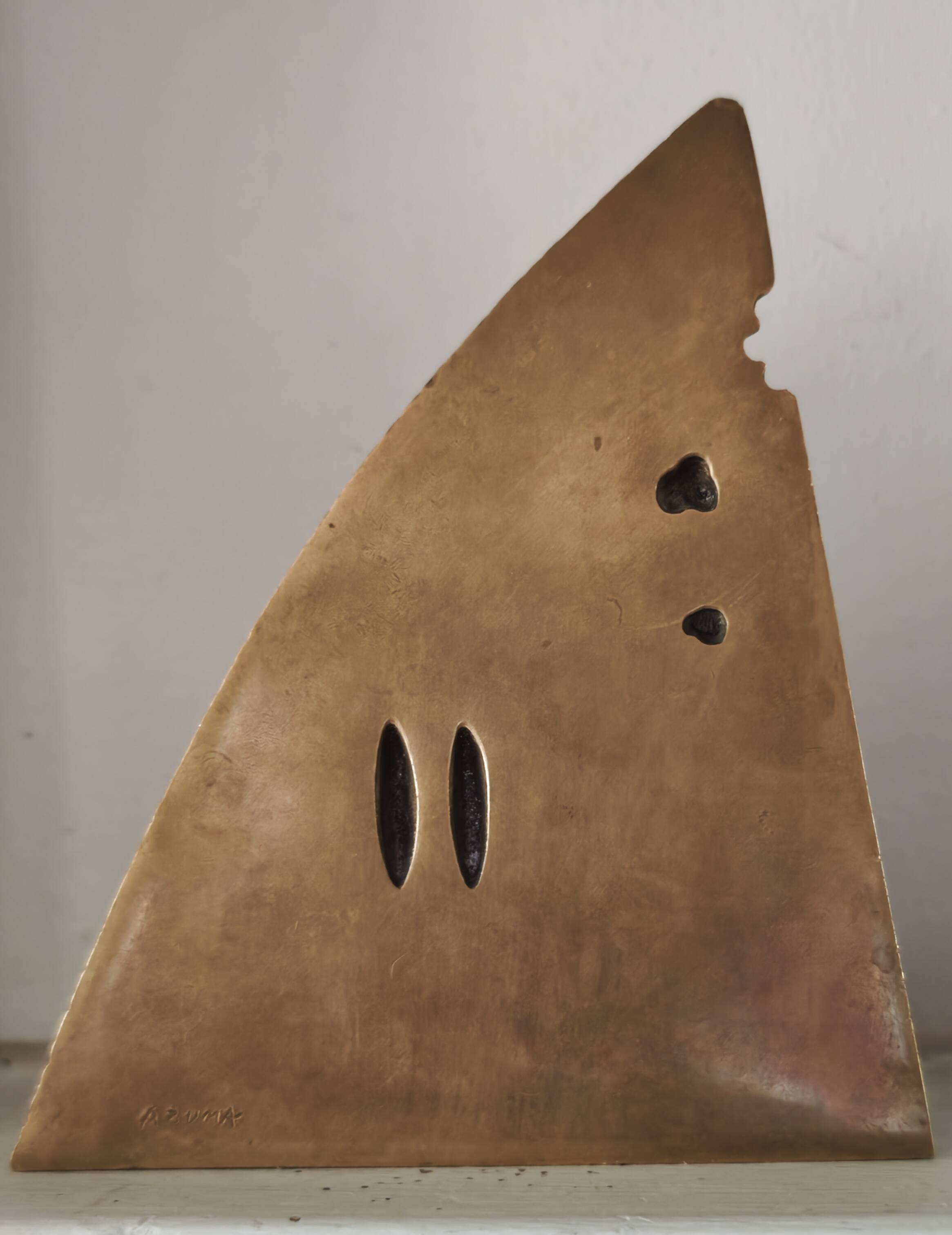 Bronze sculpture - Kengiro Azuma (1926-2016) - Tecno Borsani Edition (1986)
