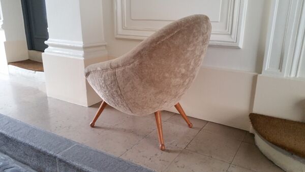 Fauteuil oeuf egg année 50