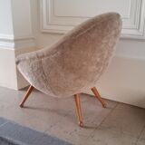 Fauteuil oeuf egg année 50