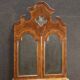 Venetian double body trumeau in wood from 20th century