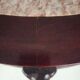 Vintage Chinese hardwood console / side table with marble top