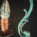 Vintage brass pendant lamp