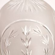 Lámpara de mesa de cristal. Spain, 1960s.