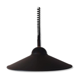 Vintage pendant lamp 1970s black lampshade