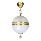 Vintage pendant light, frosted glass ball pendant light, ceiling lamp, chandelier