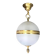 Vintage pendant light, frosted glass ball pendant light, ceiling lamp, chandelier