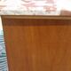Art Deco buffet in walnut and marble