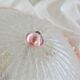 Vintage Italian ceiling light in pink Murano glass, 40 cm