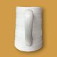 Vintage white ceramic jug with glaze – 2 L - BOCH La Louvière