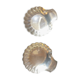 Christofle scallops in silver metal