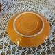 6 tasses à café et soucoupes style barbotine