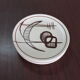 Set of 4 dessert plates.