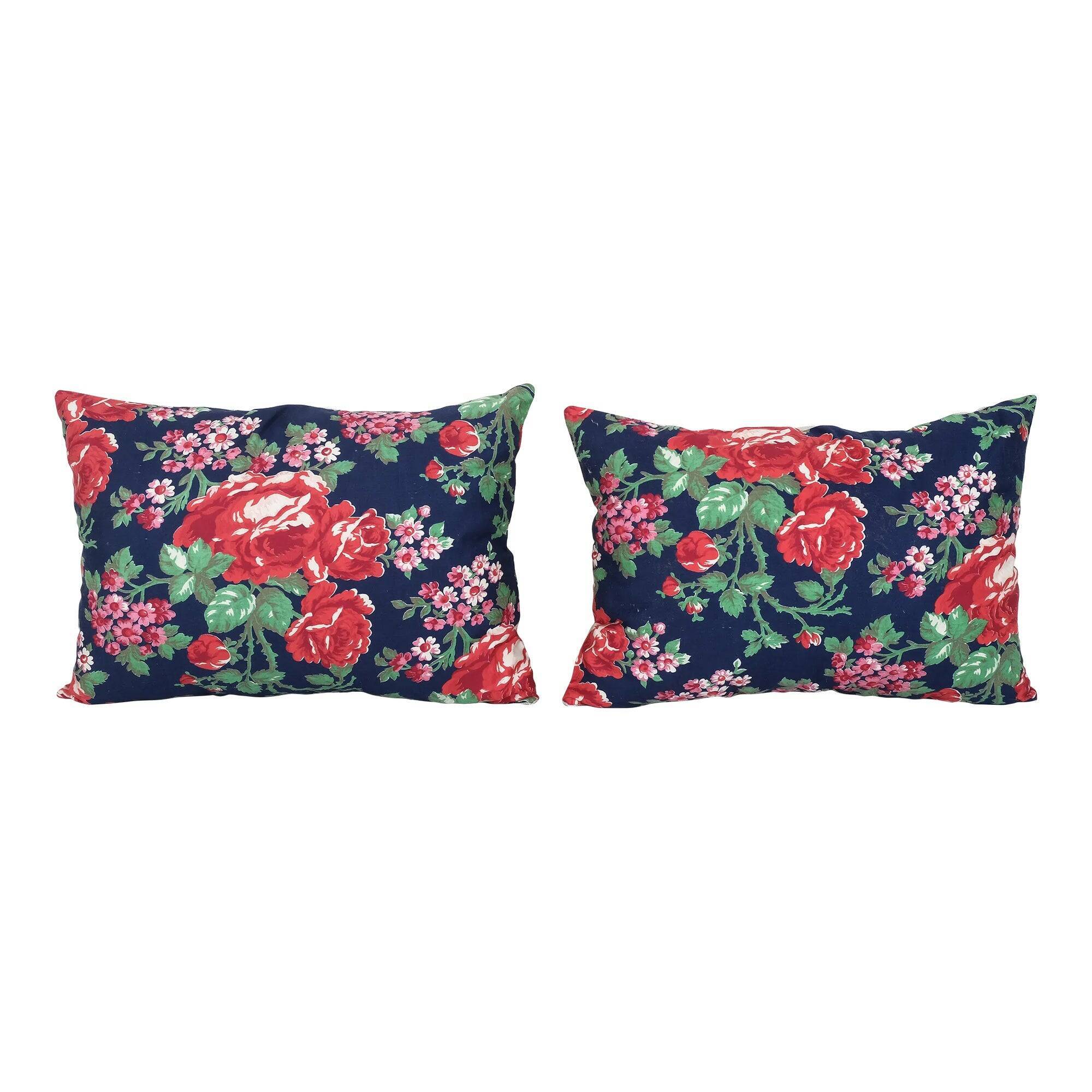 Set of 2 vintage Turkish cushion covers 61x36 cm