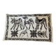 African art / tribal art tapestry of korhogo made by the senufo people in ivory coast twentieth era