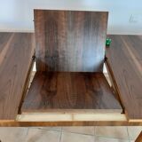 Extension table in Walnut Cesky Nabytek, Vintage Czech 1950 s