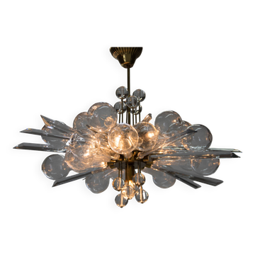 Extraordinary Art and Design Chandelier by Rene Roubicek, 1960s