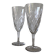 Bayel crystal champagne flutes