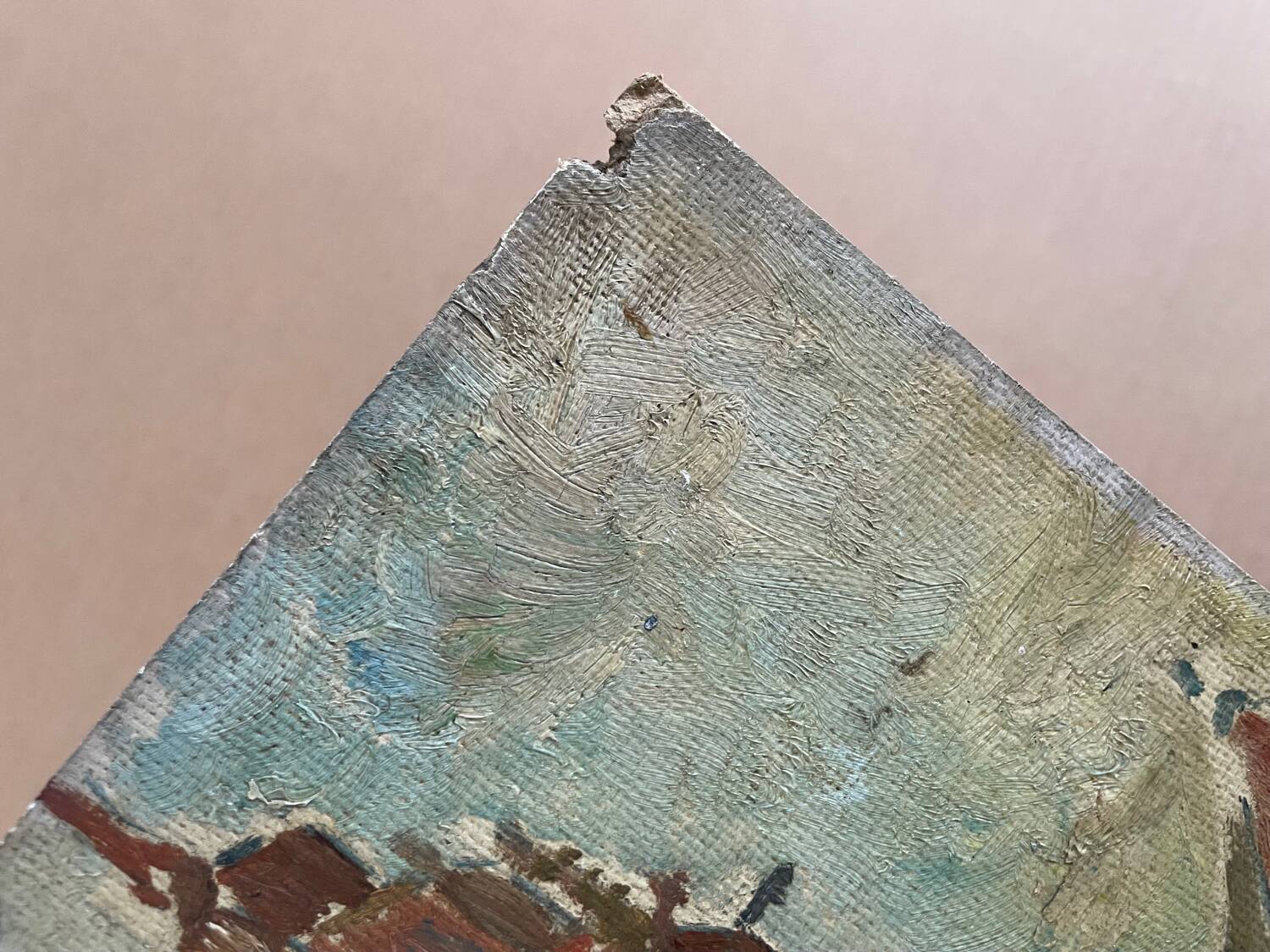 Painting signed Mainz Cathedral 1925