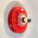 Large 1970s 'spring' space age wall light by Philipe Rougier