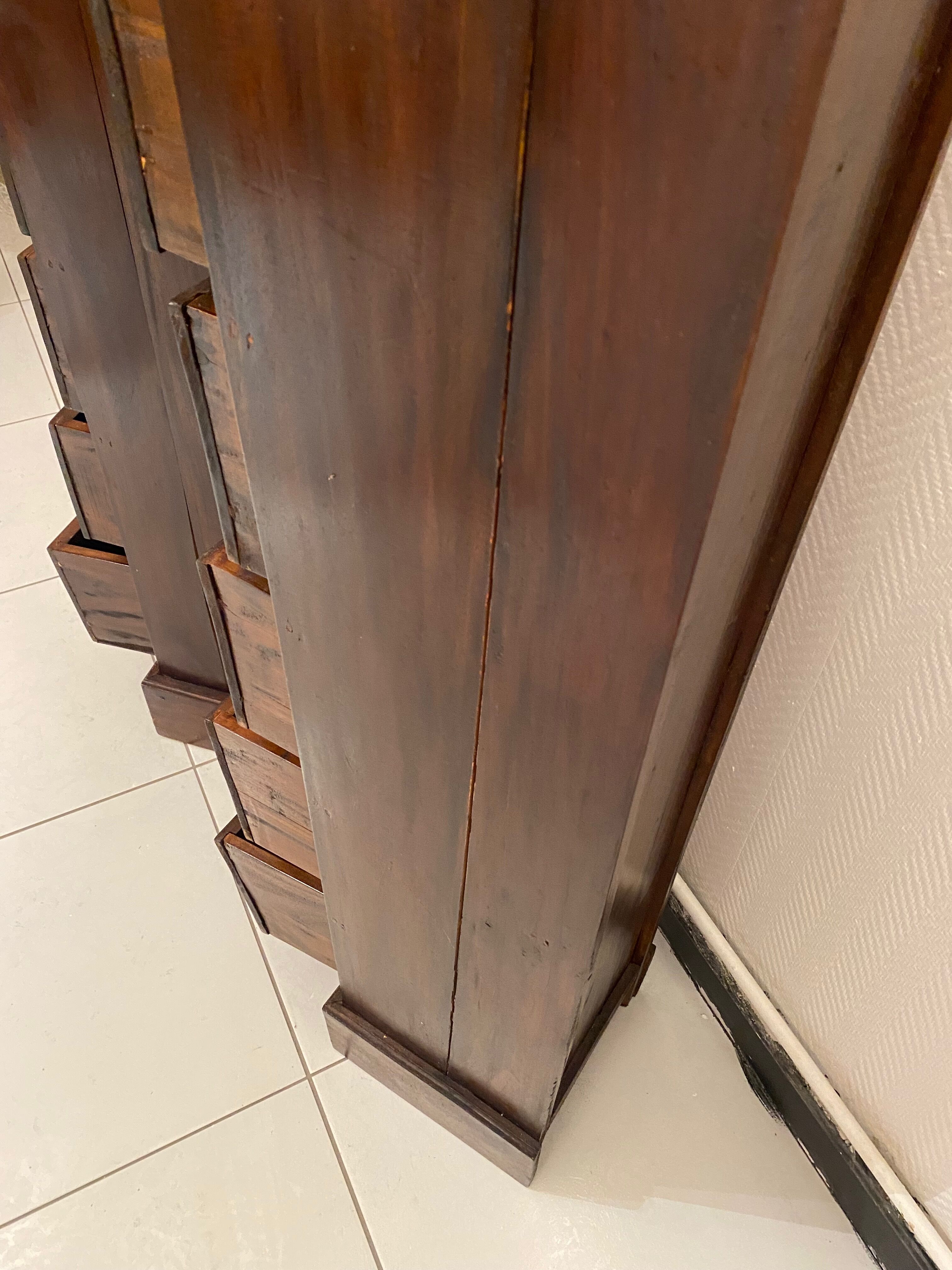Pair of industrial furniture column 1950