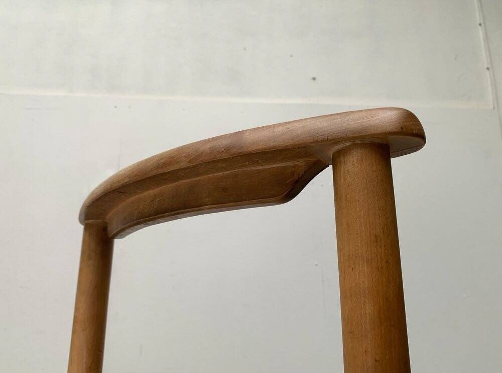 Mid-century wooden chair set of 2, 1960s