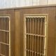 Wardrobe in bamboo and oak from the 1960s