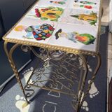 Wrought iron decorative table